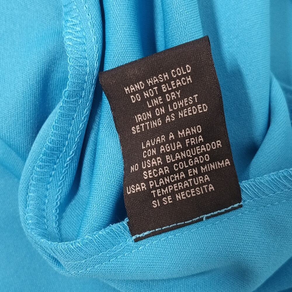 R & K asymmetrical sleeveless keyhole turquoises Midi Dress Sz 8 (M) NWT. summer - Picture 13 of 14